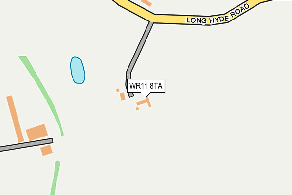 WR11 8TA map - OS OpenMap – Local (Ordnance Survey) WR11 8TA map - OS OpenMap – Local (Ordnance Survey)