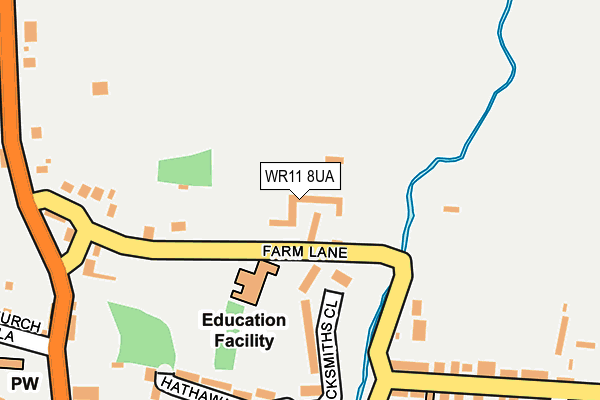 WR11 8UA map - OS OpenMap – Local (Ordnance Survey) WR11 8UA map - OS OpenMap – Local (Ordnance Survey)