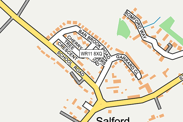 WR11 8XQ map - OS OpenMap – Local (Ordnance Survey) WR11 8XQ map - OS OpenMap – Local (Ordnance Survey)