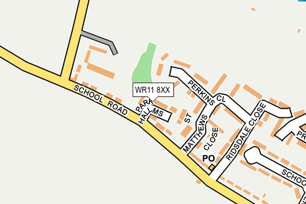 WR11 8XX map - OS OpenMap – Local (Ordnance Survey) WR11 8XX map - OS OpenMap – Local (Ordnance Survey)