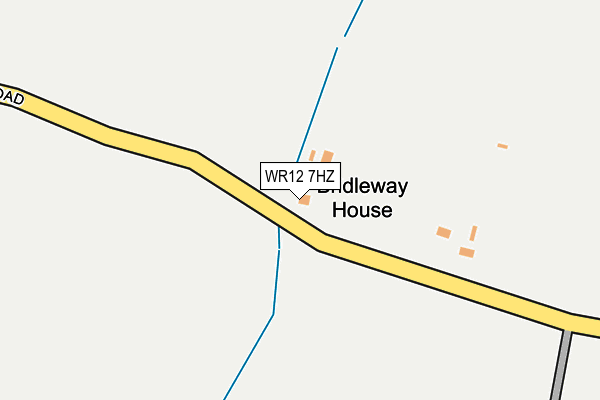 WR12 7HZ map - OS OpenMap – Local (Ordnance Survey) WR12 7HZ map - OS OpenMap – Local (Ordnance Survey)