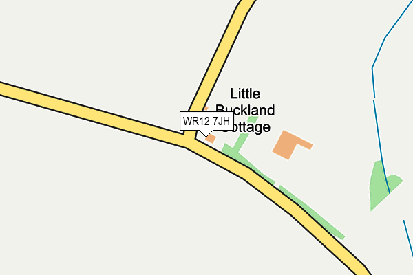 WR12 7JH map - OS OpenMap – Local (Ordnance Survey) WR12 7JH map - OS OpenMap – Local (Ordnance Survey)