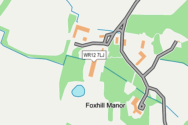 WR12 7LJ map - OS OpenMap – Local (Ordnance Survey) WR12 7LJ map - OS OpenMap – Local (Ordnance Survey)