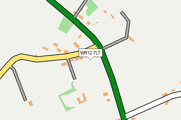 WR12 7LT map - OS OpenMap – Local (Ordnance Survey) WR12 7LT map - OS OpenMap – Local (Ordnance Survey)