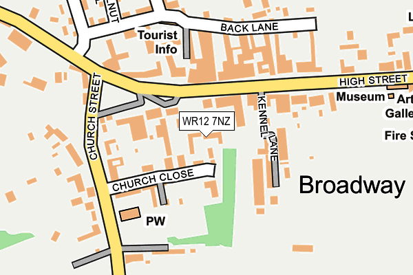 WR12 7NZ map - OS OpenMap – Local (Ordnance Survey) WR12 7NZ map - OS OpenMap – Local (Ordnance Survey)