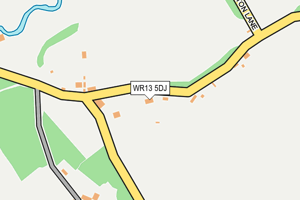WR13 5DJ map - OS OpenMap – Local (Ordnance Survey) WR13 5DJ map - OS OpenMap – Local (Ordnance Survey)