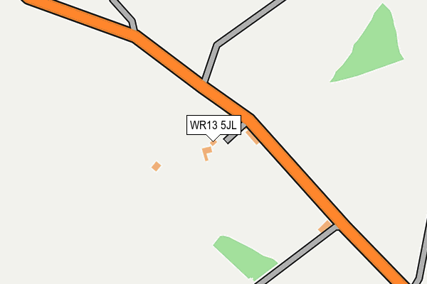 WR13 5JL map - OS OpenMap – Local (Ordnance Survey) WR13 5JL map - OS OpenMap – Local (Ordnance Survey)