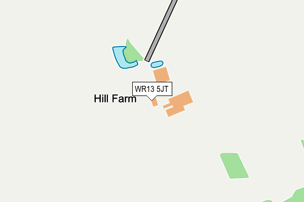WR13 5JT map - OS OpenMap – Local (Ordnance Survey) WR13 5JT map - OS OpenMap – Local (Ordnance Survey)