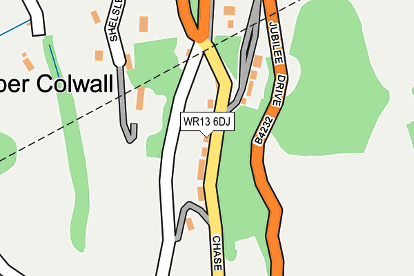 WR13 6DJ map - OS OpenMap – Local (Ordnance Survey) WR13 6DJ map - OS OpenMap – Local (Ordnance Survey)