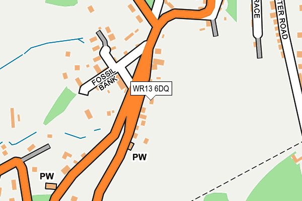 WR13 6DQ map - OS OpenMap – Local (Ordnance Survey) WR13 6DQ map - OS OpenMap – Local (Ordnance Survey)