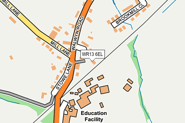 WR13 6EL map - OS OpenMap – Local (Ordnance Survey) WR13 6EL map - OS OpenMap – Local (Ordnance Survey)