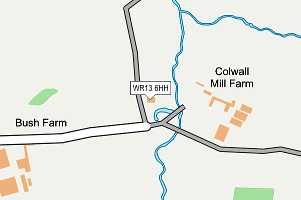WR13 6HH map - OS OpenMap – Local (Ordnance Survey) WR13 6HH map - OS OpenMap – Local (Ordnance Survey)