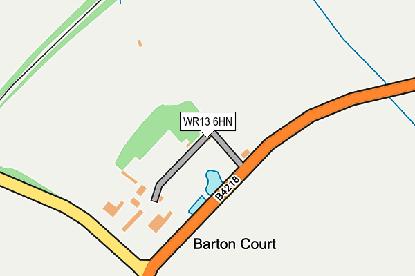 WR13 6HN map - OS OpenMap – Local (Ordnance Survey) WR13 6HN map - OS OpenMap – Local (Ordnance Survey)