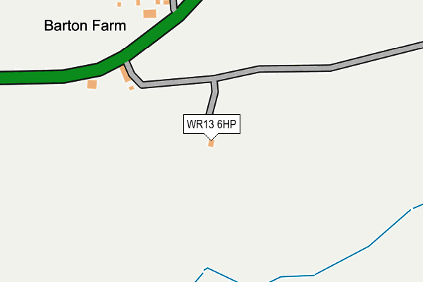 WR13 6HP map - OS OpenMap – Local (Ordnance Survey) WR13 6HP map - OS OpenMap – Local (Ordnance Survey)