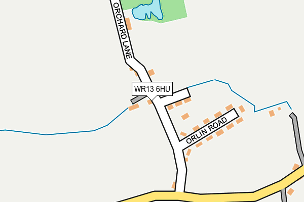 WR13 6HU map - OS OpenMap – Local (Ordnance Survey) WR13 6HU map - OS OpenMap – Local (Ordnance Survey)
