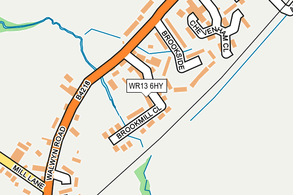 WR13 6HY map - OS OpenMap – Local (Ordnance Survey) WR13 6HY map - OS OpenMap – Local (Ordnance Survey)