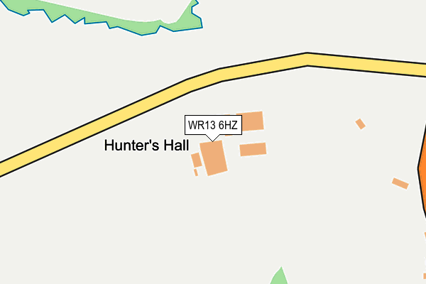 WR13 6HZ map - OS OpenMap – Local (Ordnance Survey) WR13 6HZ map - OS OpenMap – Local (Ordnance Survey)