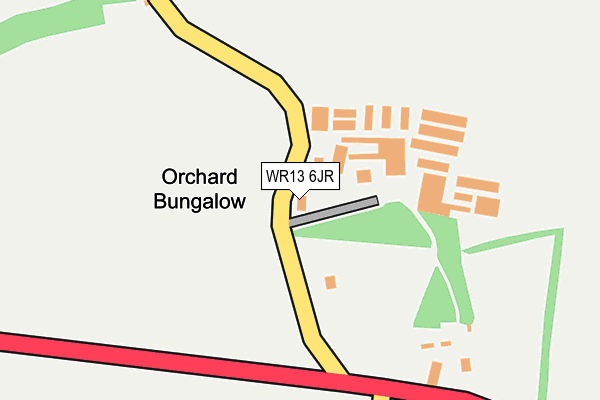 WR13 6JR map - OS OpenMap – Local (Ordnance Survey) WR13 6JR map - OS OpenMap – Local (Ordnance Survey)