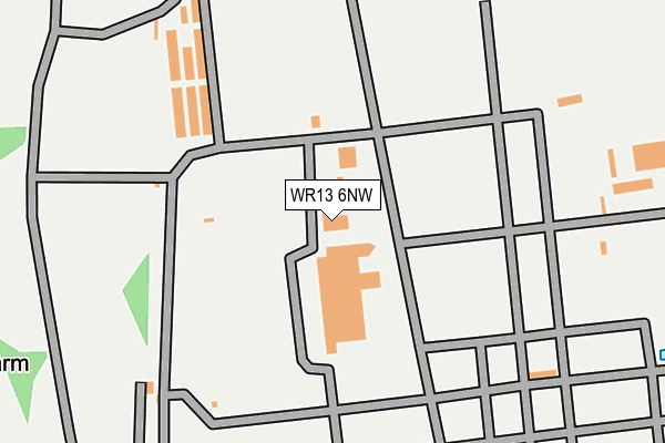 WR13 6NW map - OS OpenMap – Local (Ordnance Survey) WR13 6NW map - OS OpenMap – Local (Ordnance Survey)