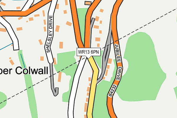 WR13 6PN map - OS OpenMap – Local (Ordnance Survey) WR13 6PN map - OS OpenMap – Local (Ordnance Survey)