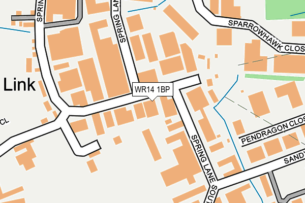 WR14 1BP map - OS OpenMap – Local (Ordnance Survey) WR14 1BP map - OS OpenMap – Local (Ordnance Survey)