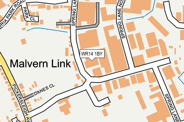 WR14 1BY map - OS OpenMap – Local (Ordnance Survey) WR14 1BY map - OS OpenMap – Local (Ordnance Survey)