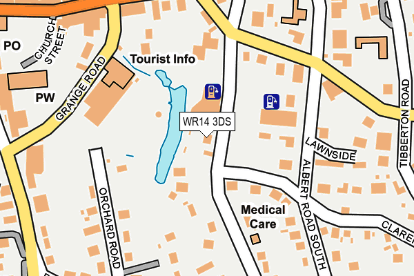 WR14 3DS map - OS OpenMap – Local (Ordnance Survey) WR14 3DS map - OS OpenMap – Local (Ordnance Survey)