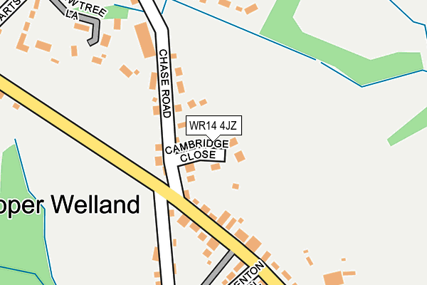 WR14 4JZ map - OS OpenMap – Local (Ordnance Survey) WR14 4JZ map - OS OpenMap – Local (Ordnance Survey)