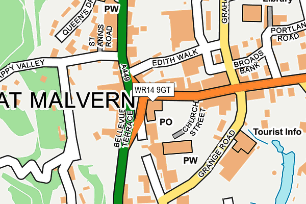 WR14 9GT map - OS OpenMap – Local (Ordnance Survey) WR14 9GT map - OS OpenMap – Local (Ordnance Survey)