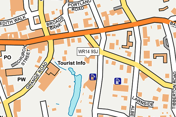 WR14 9SJ map - OS OpenMap – Local (Ordnance Survey) WR14 9SJ map - OS OpenMap – Local (Ordnance Survey)