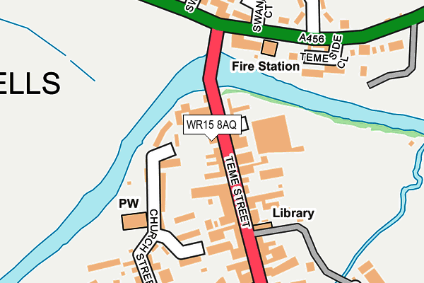 WR15 8AQ map - OS OpenMap – Local (Ordnance Survey) WR15 8AQ map - OS OpenMap – Local (Ordnance Survey)