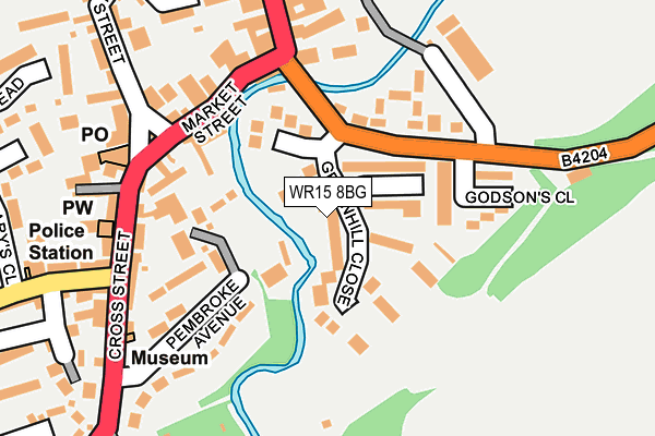 WR15 8BG map - OS OpenMap – Local (Ordnance Survey) WR15 8BG map - OS OpenMap – Local (Ordnance Survey)