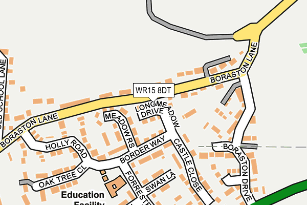 WR15 8DT map - OS OpenMap – Local (Ordnance Survey) WR15 8DT map - OS OpenMap – Local (Ordnance Survey)