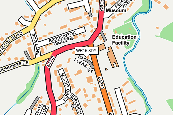 WR15 8DY map - OS OpenMap – Local (Ordnance Survey) WR15 8DY map - OS OpenMap – Local (Ordnance Survey)
