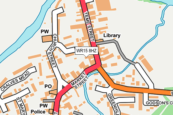 WR15 8HZ map - OS OpenMap – Local (Ordnance Survey) WR15 8HZ map - OS OpenMap – Local (Ordnance Survey)