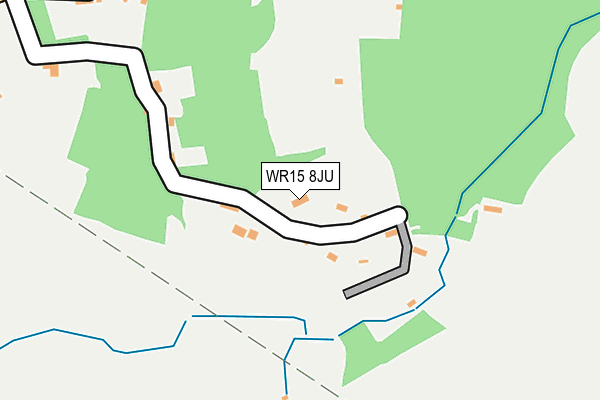 WR15 8JU map - OS OpenMap – Local (Ordnance Survey) WR15 8JU map - OS OpenMap – Local (Ordnance Survey)