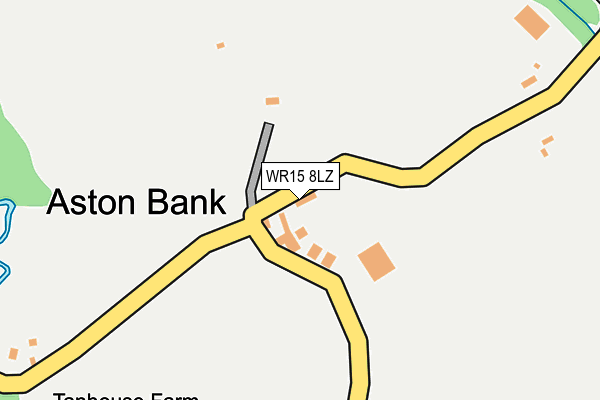 WR15 8LZ map - OS OpenMap – Local (Ordnance Survey) WR15 8LZ map - OS OpenMap – Local (Ordnance Survey)