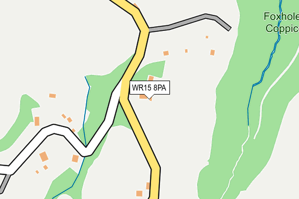 WR15 8PA map - OS OpenMap – Local (Ordnance Survey) WR15 8PA map - OS OpenMap – Local (Ordnance Survey)