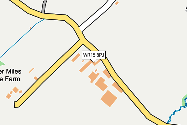 WR15 8PJ map - OS OpenMap – Local (Ordnance Survey) WR15 8PJ map - OS OpenMap – Local (Ordnance Survey)