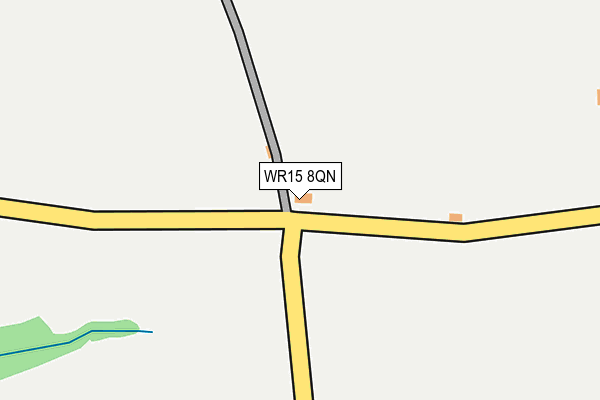 WR15 8QN map - OS OpenMap – Local (Ordnance Survey)