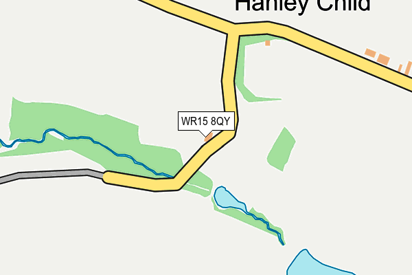 WR15 8QY map - OS OpenMap – Local (Ordnance Survey) WR15 8QY map - OS OpenMap – Local (Ordnance Survey)