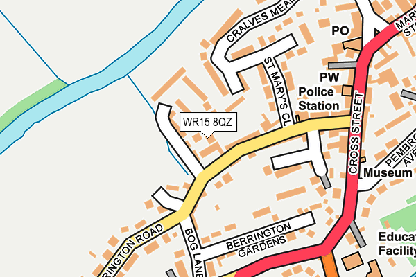 WR15 8QZ map - OS OpenMap – Local (Ordnance Survey) WR15 8QZ map - OS OpenMap – Local (Ordnance Survey)