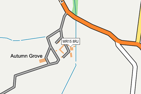 WR15 8RJ map - OS OpenMap – Local (Ordnance Survey) WR15 8RJ map - OS OpenMap – Local (Ordnance Survey)