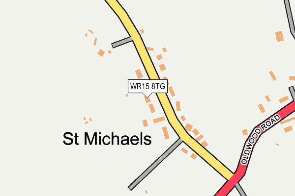 WR15 8TG map - OS OpenMap – Local (Ordnance Survey) WR15 8TG map - OS OpenMap – Local (Ordnance Survey)