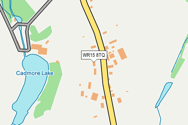 WR15 8TQ map - OS OpenMap – Local (Ordnance Survey) WR15 8TQ map - OS OpenMap – Local (Ordnance Survey)