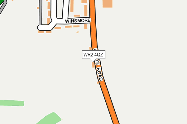 WR2 4QZ map - OS OpenMap – Local (Ordnance Survey) WR2 4QZ map - OS OpenMap – Local (Ordnance Survey)