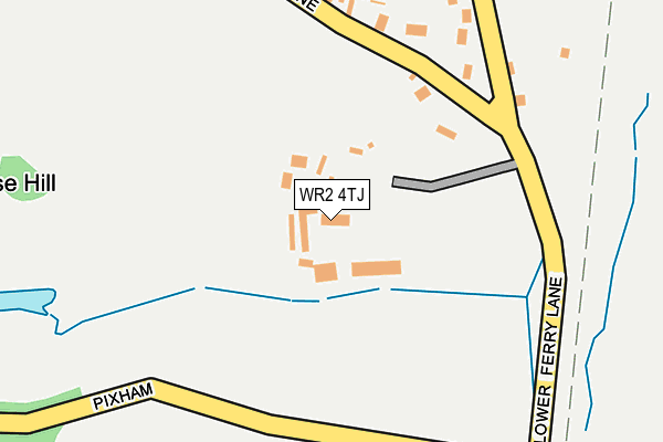 WR2 4TJ map - OS OpenMap – Local (Ordnance Survey) WR2 4TJ map - OS OpenMap – Local (Ordnance Survey)