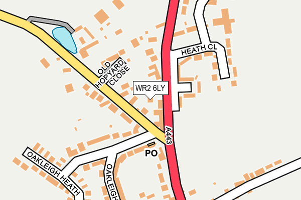 WR2 6LY map - OS OpenMap – Local (Ordnance Survey) WR2 6LY map - OS OpenMap – Local (Ordnance Survey)