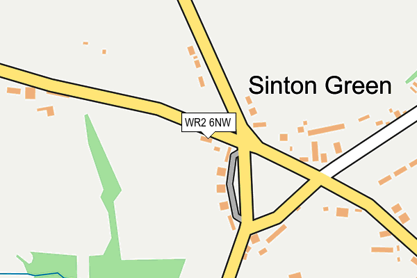WR2 6NW map - OS OpenMap – Local (Ordnance Survey) WR2 6NW map - OS OpenMap – Local (Ordnance Survey)