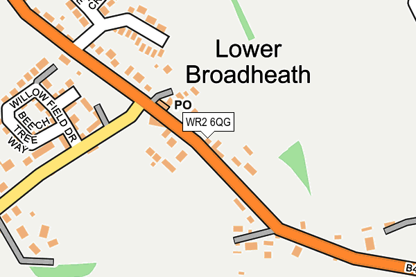 WR2 6QG map - OS OpenMap – Local (Ordnance Survey) WR2 6QG map - OS OpenMap – Local (Ordnance Survey)